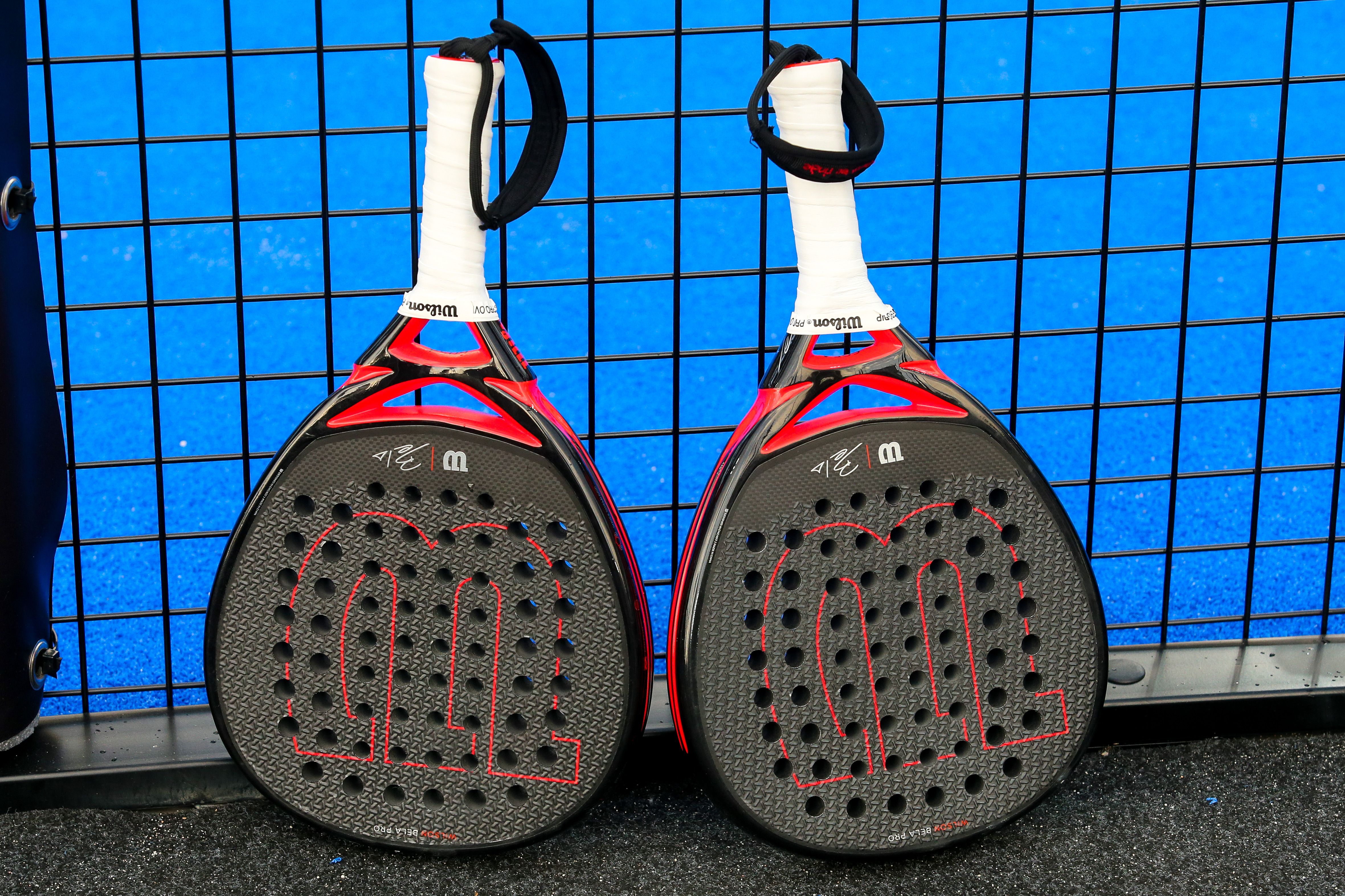 The parts of a padel racket